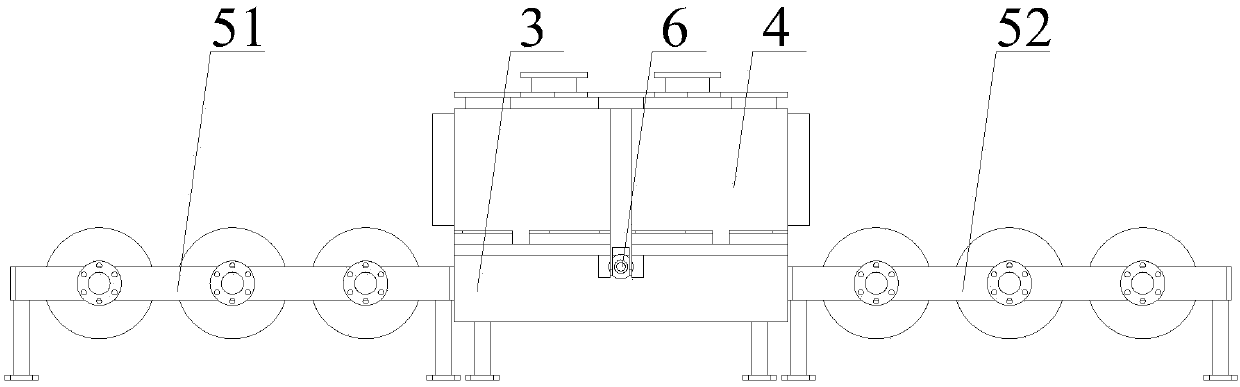 Rolling-type portal groove steel low-temperature correction device