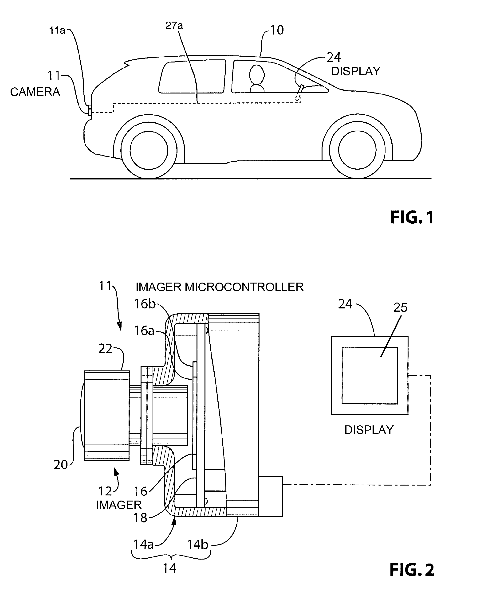 Vehicular camera and method for periodic calibration of vehicular camera