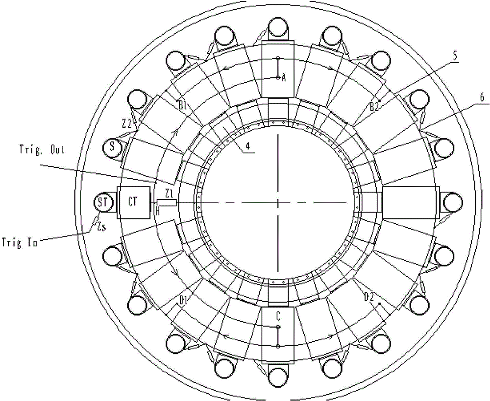 Multilevel series LTD driving source and synchronous trigger method thereof