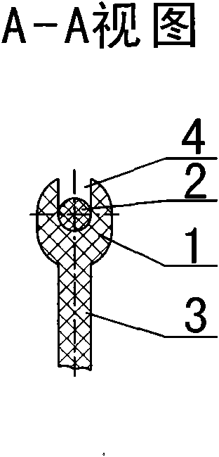 Method for lapping orifice silicon core capable of effectively improving contact area and reducing resistance