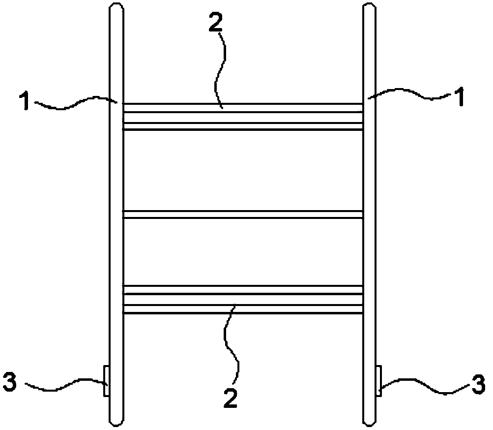 Steel wire rope coiling device