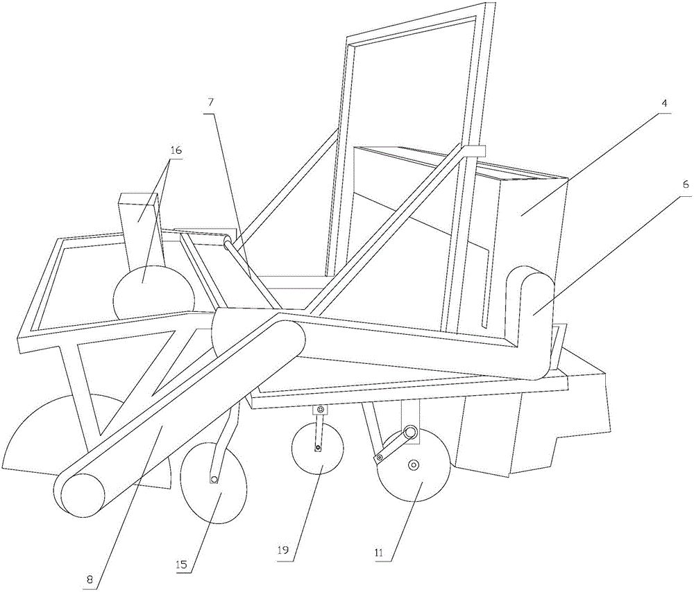 Vegetable ridging, film mulching and drip irrigation hole sowing machine