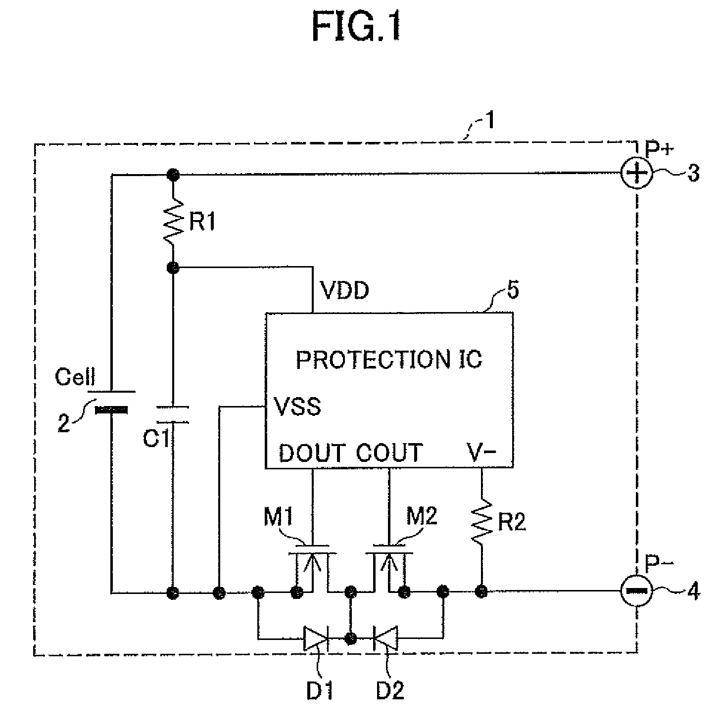 Battery Pack Having Protection Circuit for Secondary Battery