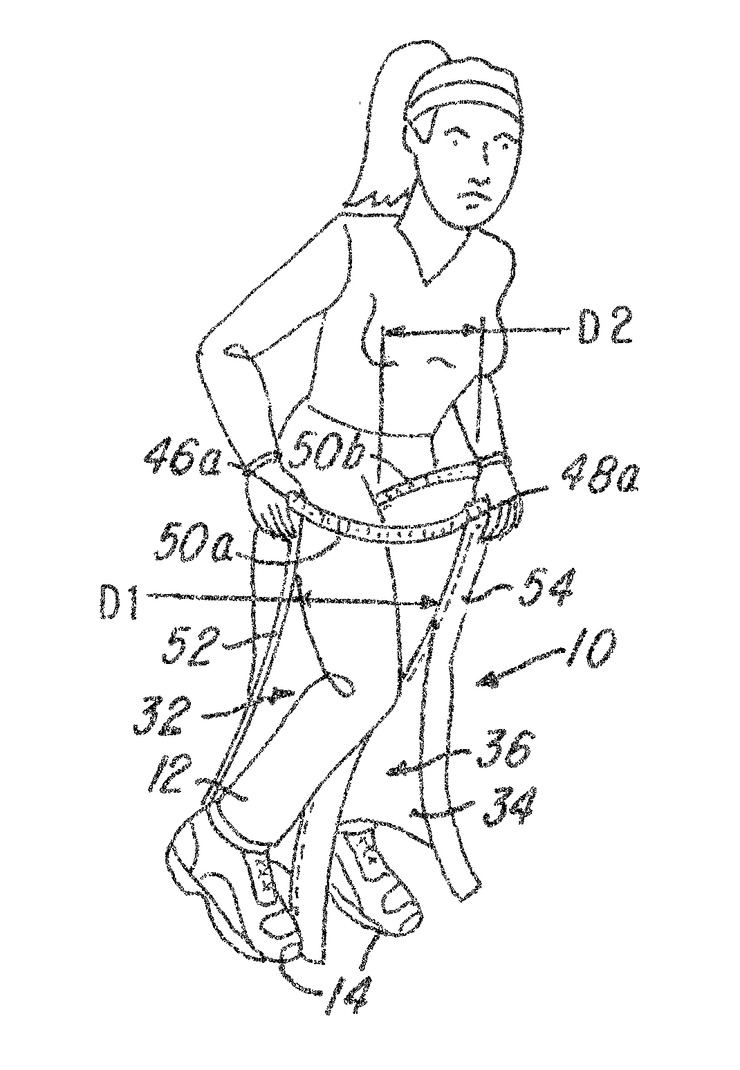 Pair of pants and method for donning and removing a pair of pants