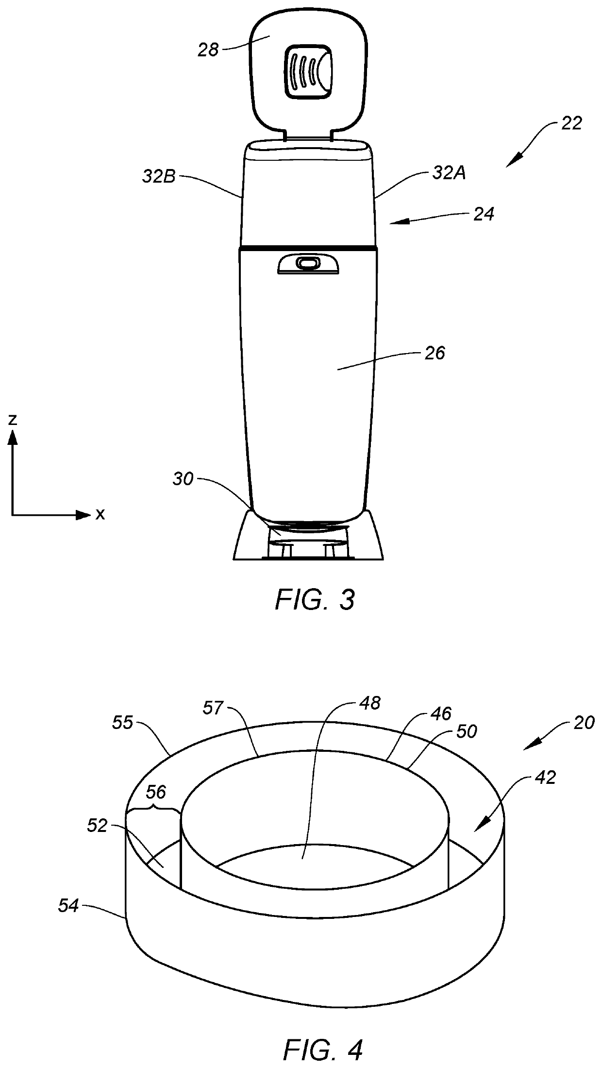 Film cassette having an ovoid shape