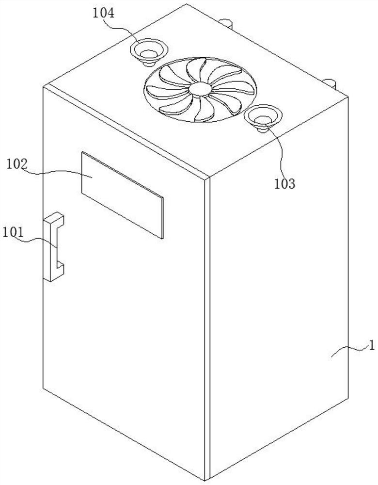 A sewage treatment dosing device