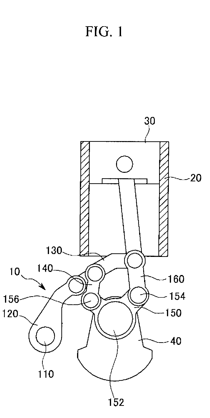 Variable compression ratio apparatus