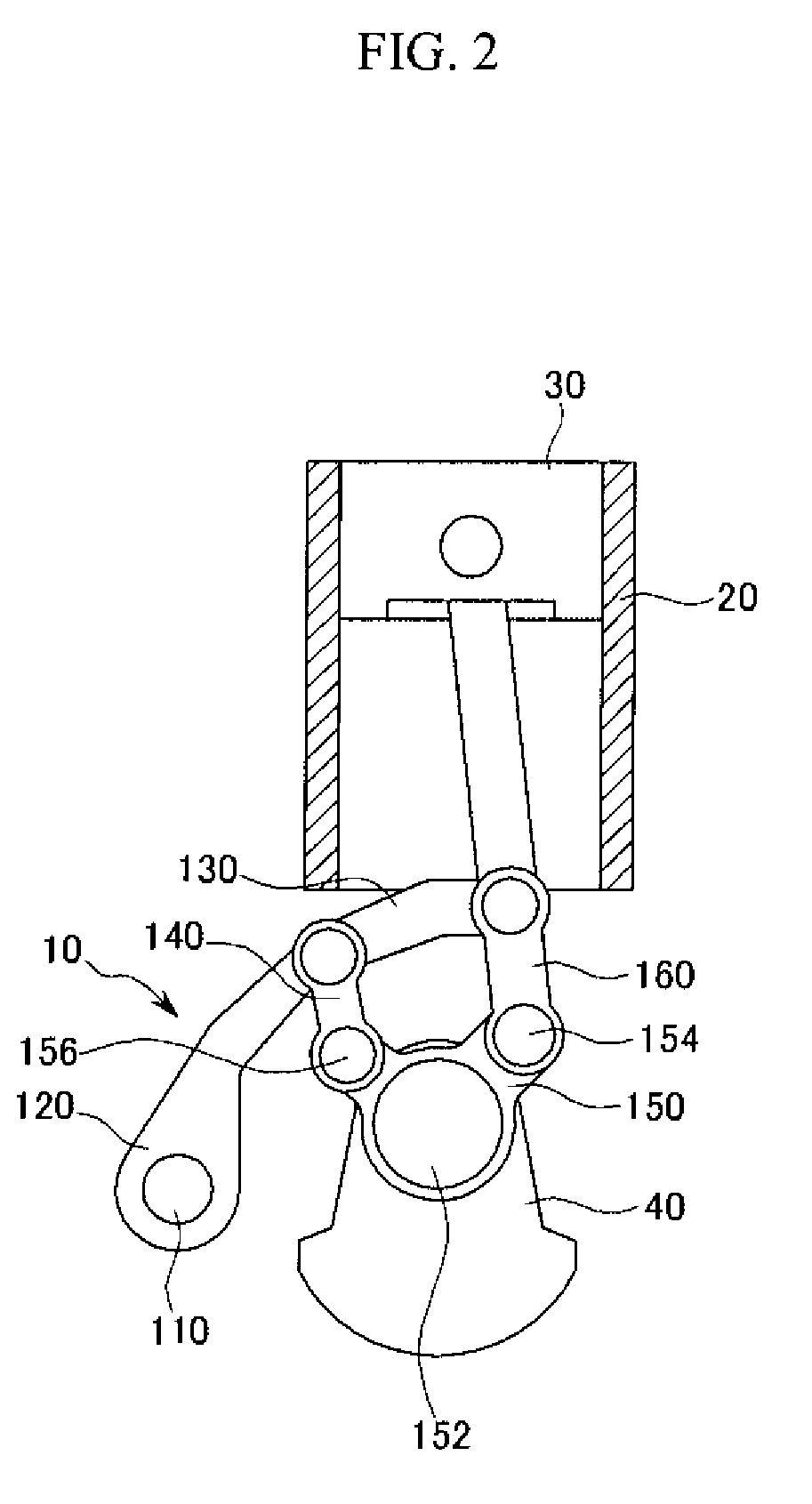 Variable compression ratio apparatus