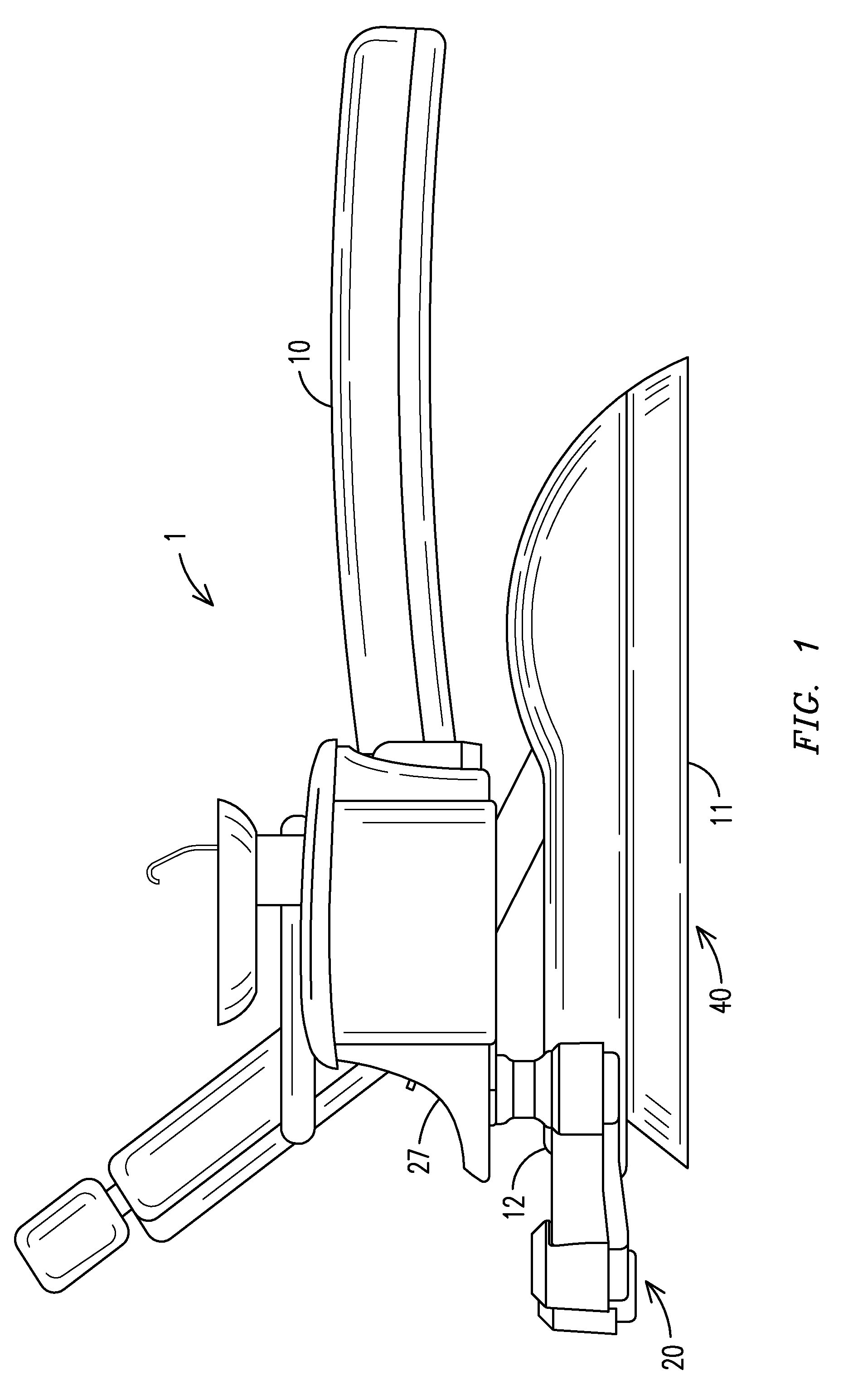 Dental Chair Having An Accessory Unit With An Adjustable Support Device