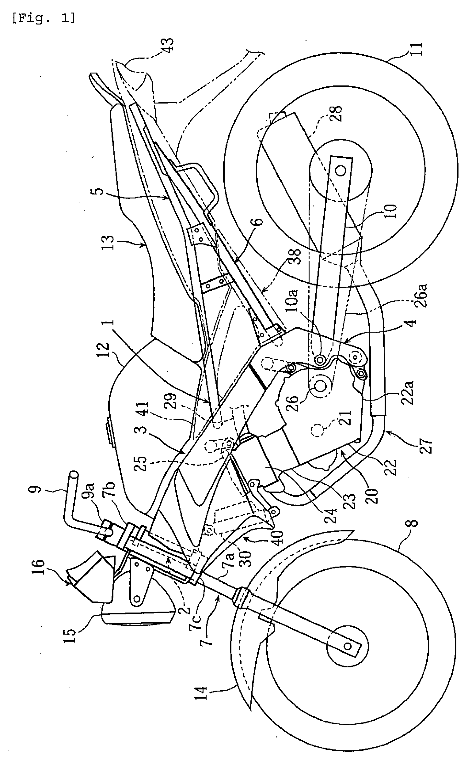 Meter Device of Motorcycle