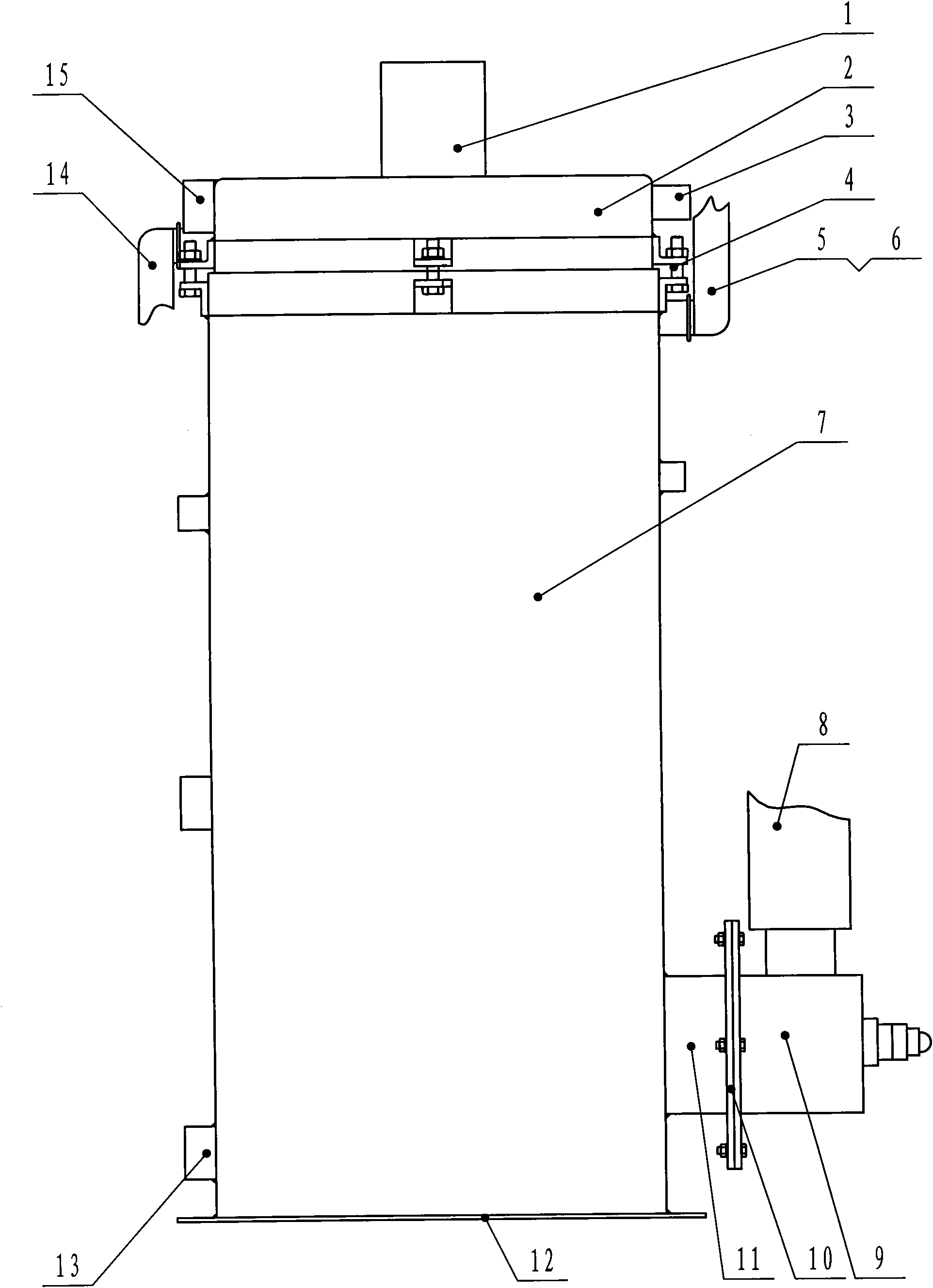 Vertical gas fired boiler