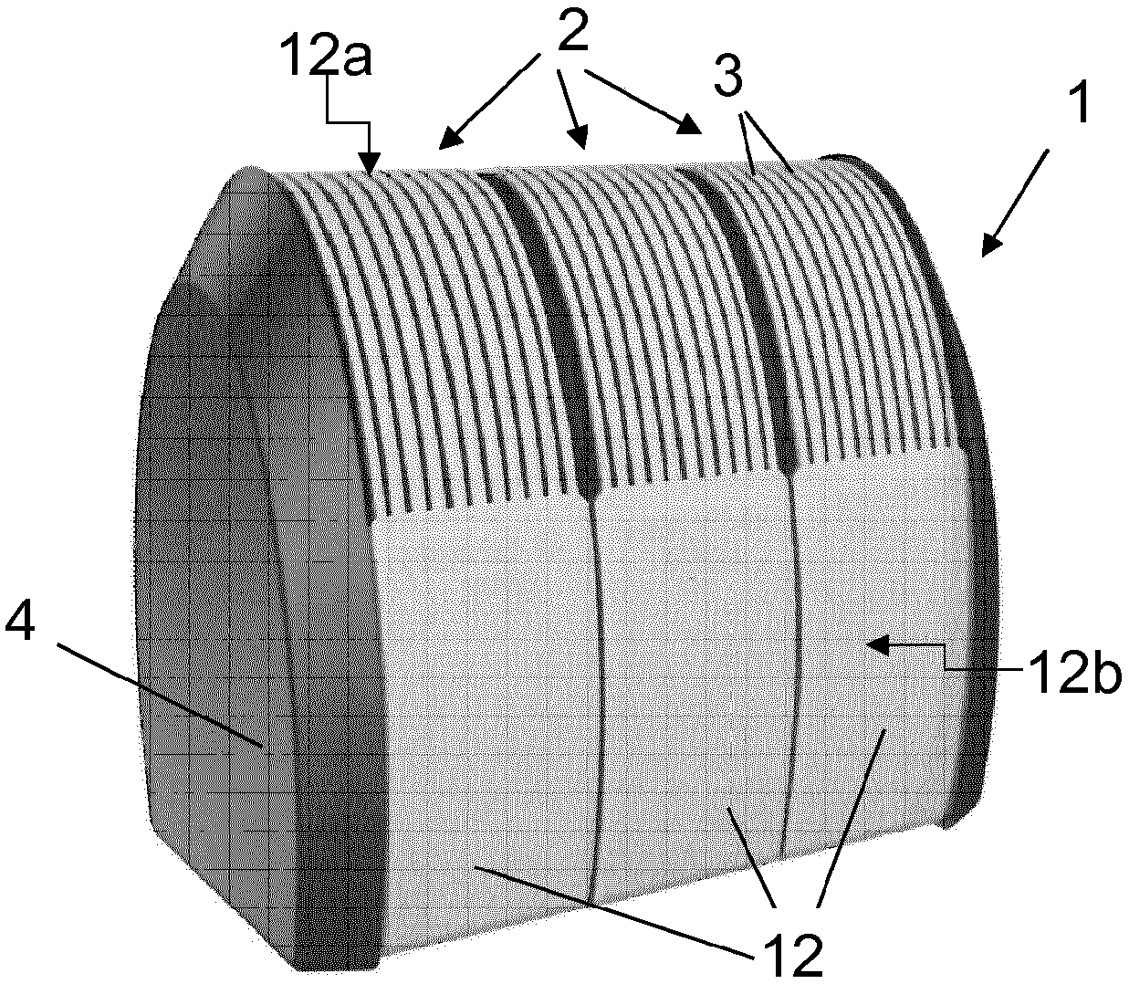 Module-type LED lamp unit and use thereof