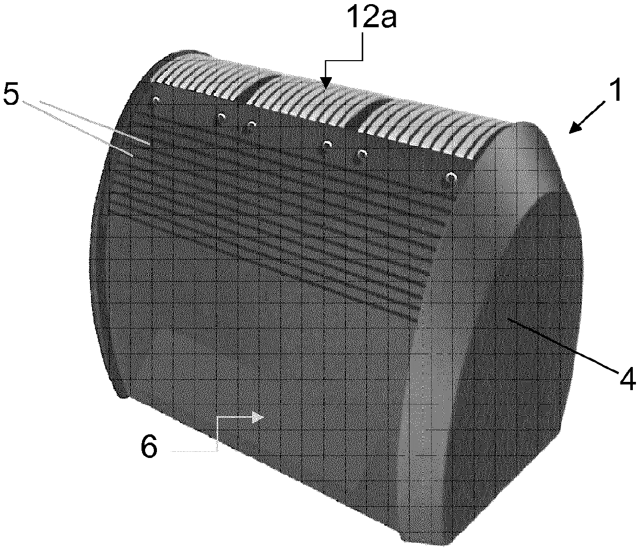 Module-type LED lamp unit and use thereof