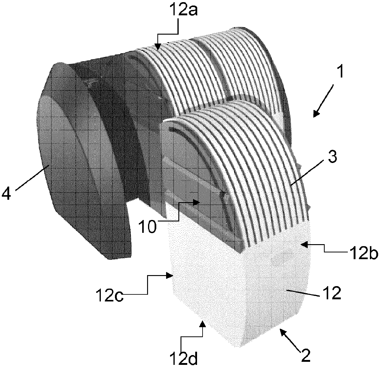 Module-type LED lamp unit and use thereof