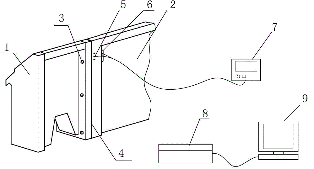 System and method for indirectly measuring stress distribution of assembly combined surfaces