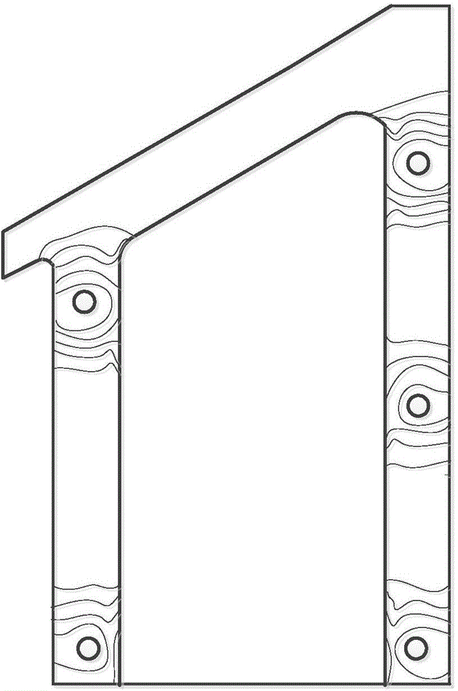 System and method for indirectly measuring stress distribution of assembly combined surfaces