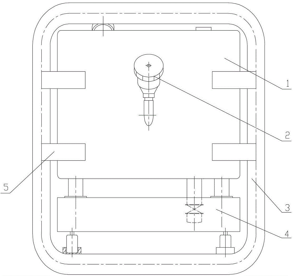 Oil machine calibrating device using mass method