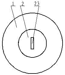 Gear-driving electromechanical blended alarming lock