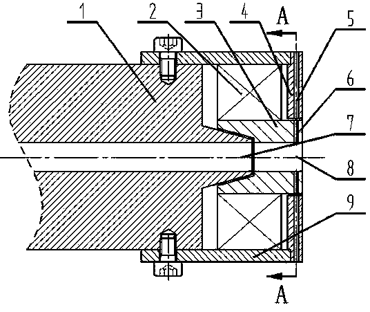 Pulse type micro-jet gas nozzle control device