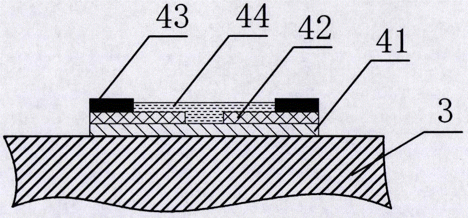 Thin film strain type torque sensor