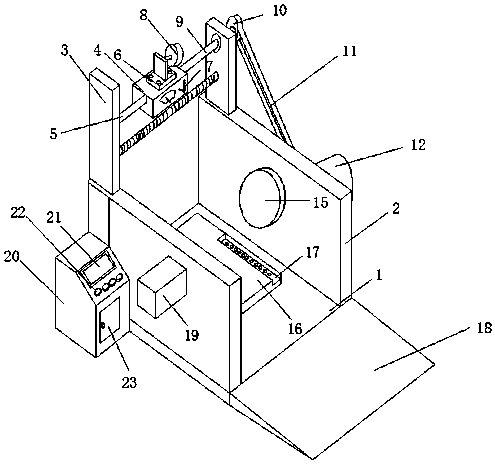 Wire winding device for enamelled wire production