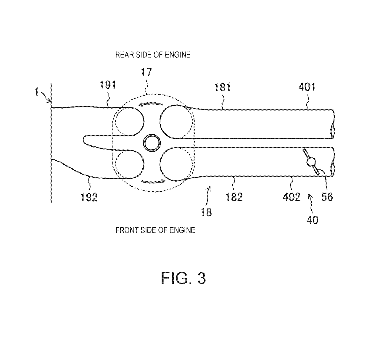 Fuel injection device of engine