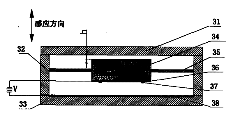 Bi-stable acceleration induction micro-switch based on adhesion