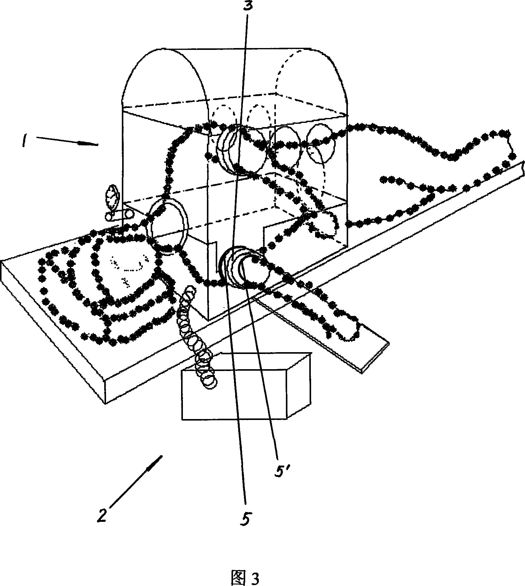 Dynamic negative-pressure thoracotomy operating cabin of simulating pectoral cavity