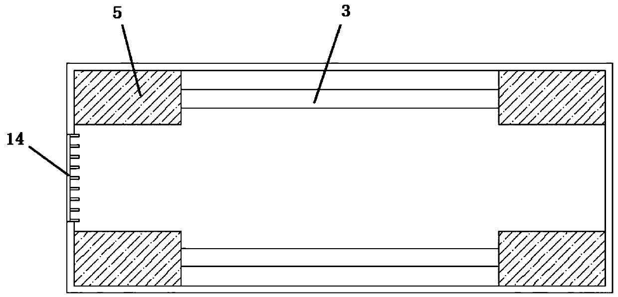 Heat dissipation protection device for new energy vehicle battery