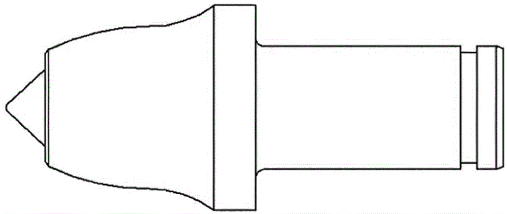 Process for novel preparing cutting tooth of coal cutter