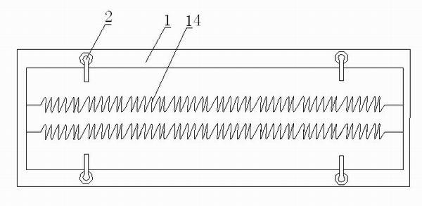 Device for detecting performance of highway tunnel line-type fire detector