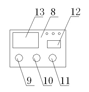 Device for detecting performance of highway tunnel line-type fire detector