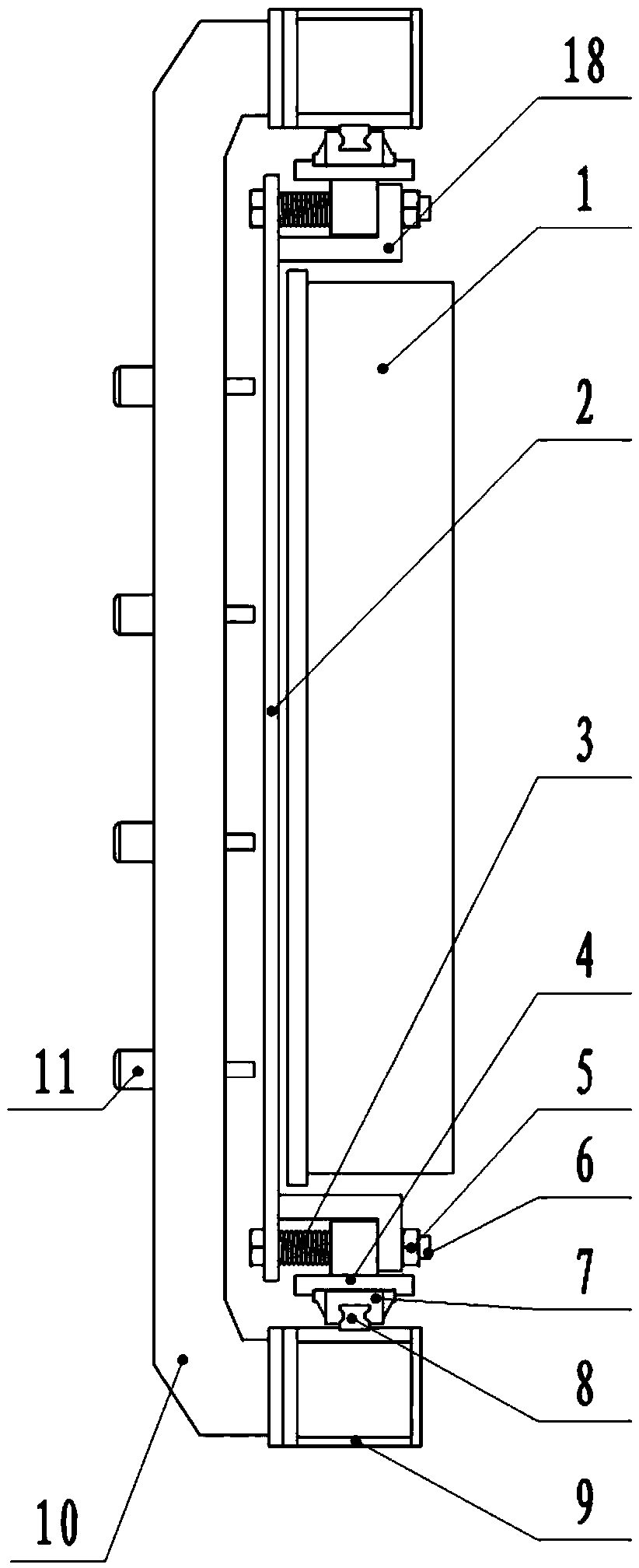 Side door opening/closing mechanism for hypersonic velocity wind tunnel test section