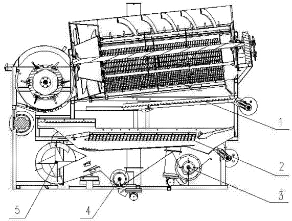 Combine harvester cleaning impurity rate self-adaptive control device and self-adaptive control cleaning method