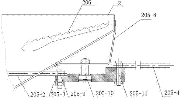 Combine harvester cleaning impurity rate self-adaptive control device and self-adaptive control cleaning method