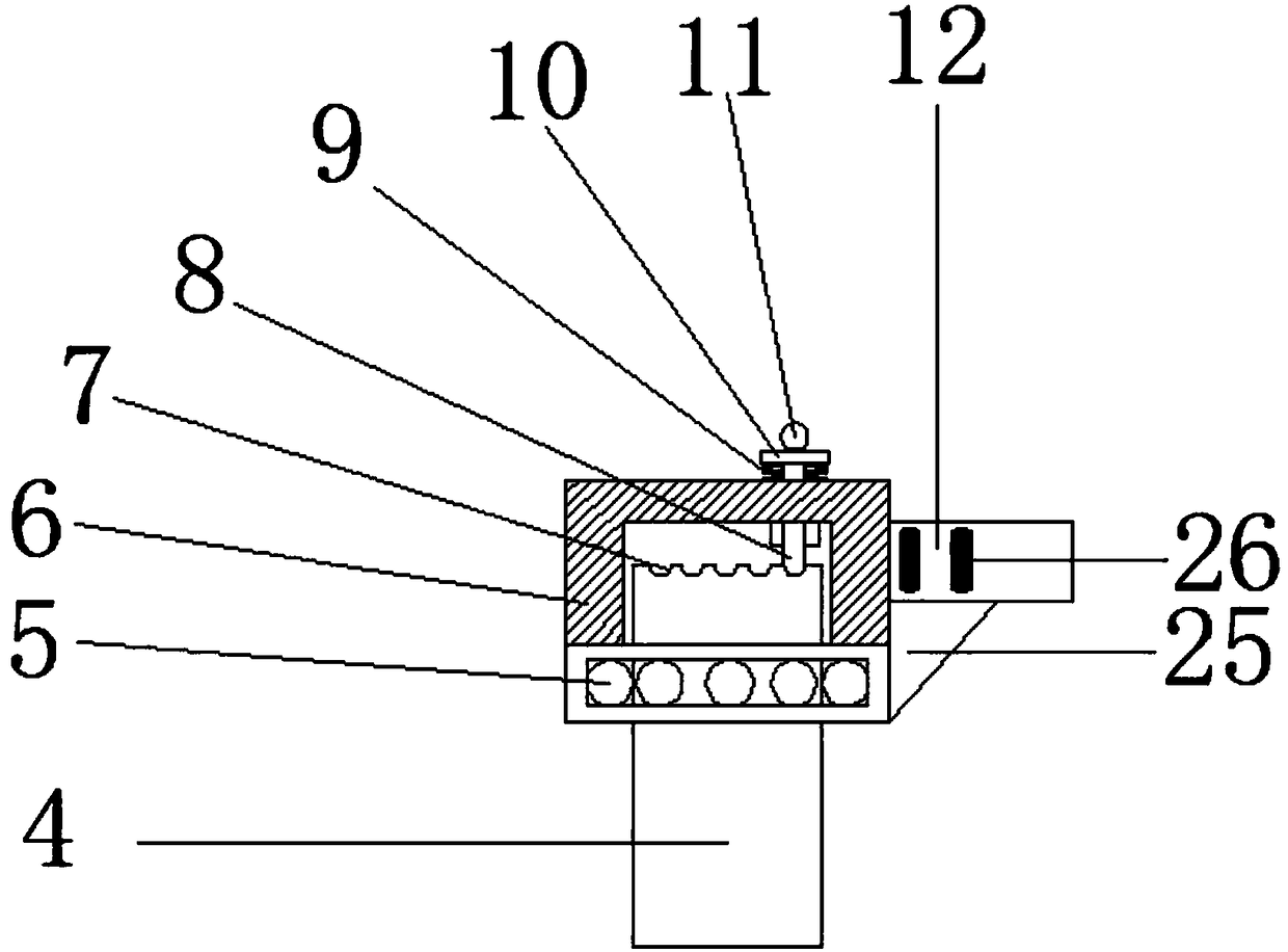 Punching device for automobile metal accessory machining