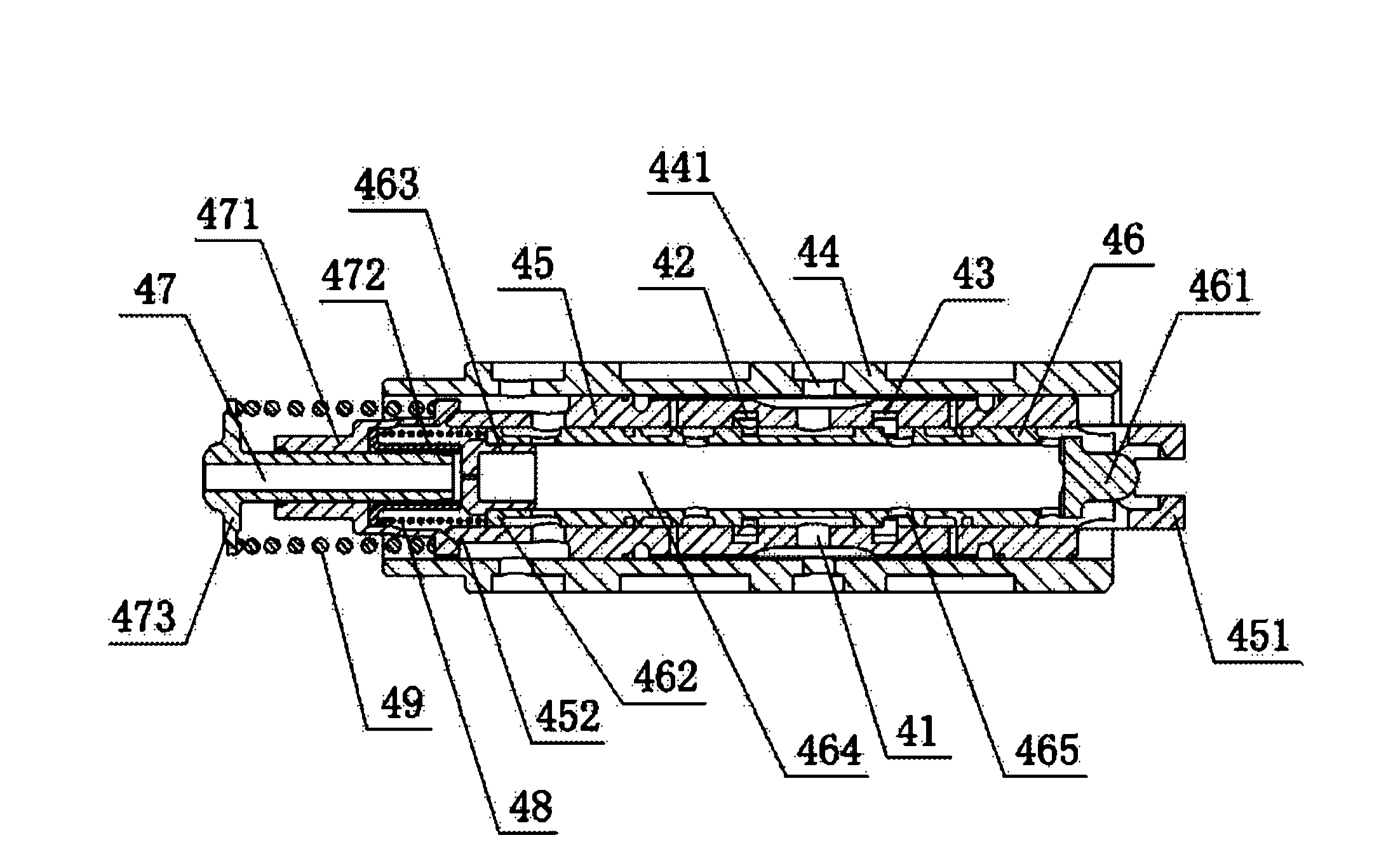 Turbine guide vane adjuster