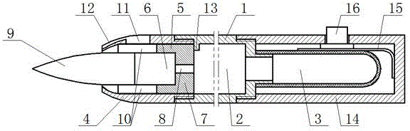 Large-flow block-resistant brush pen with self-provided ink