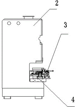 Full-automatic punching device for production of vehicle fittings