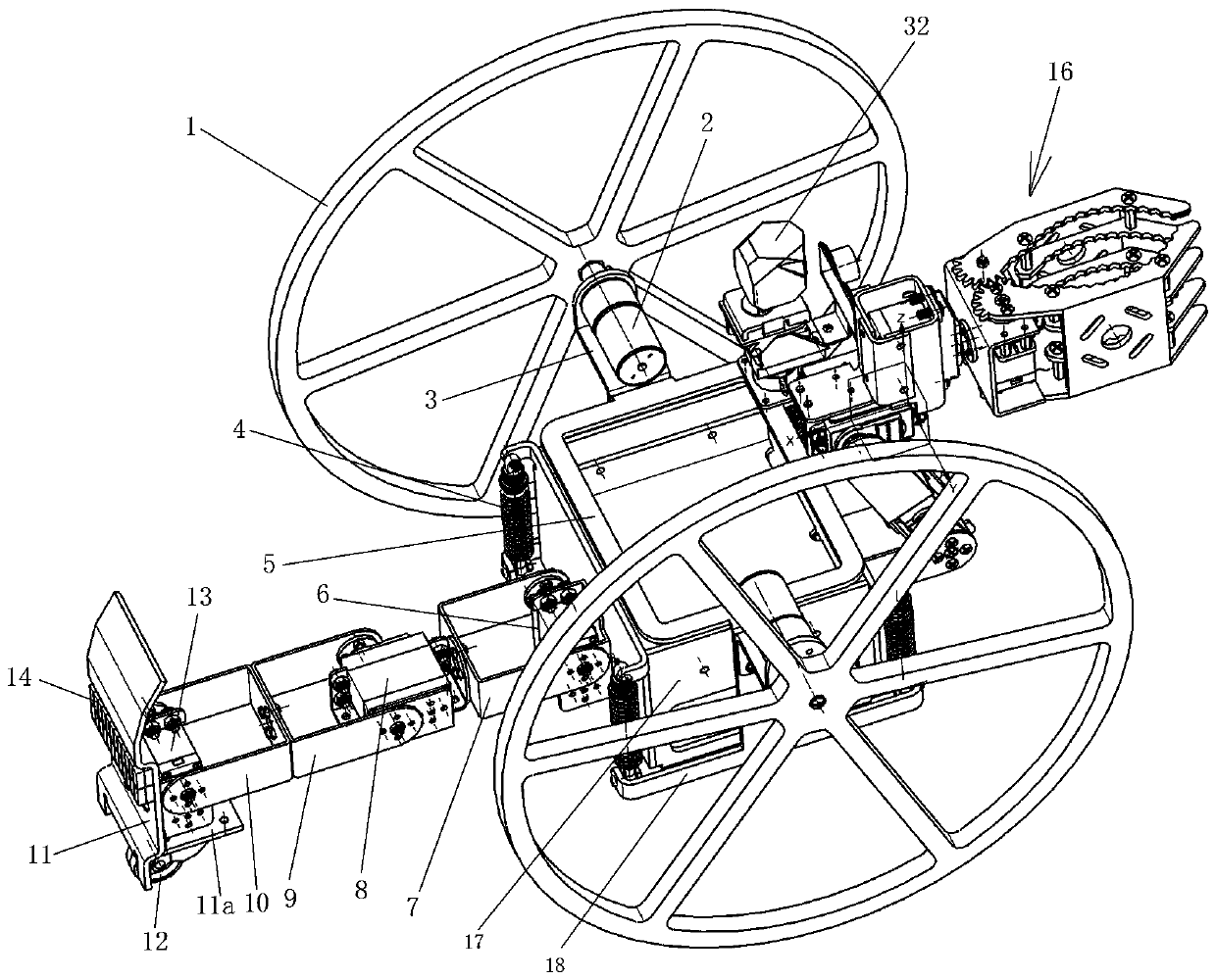 Double-wheel self-balance robot