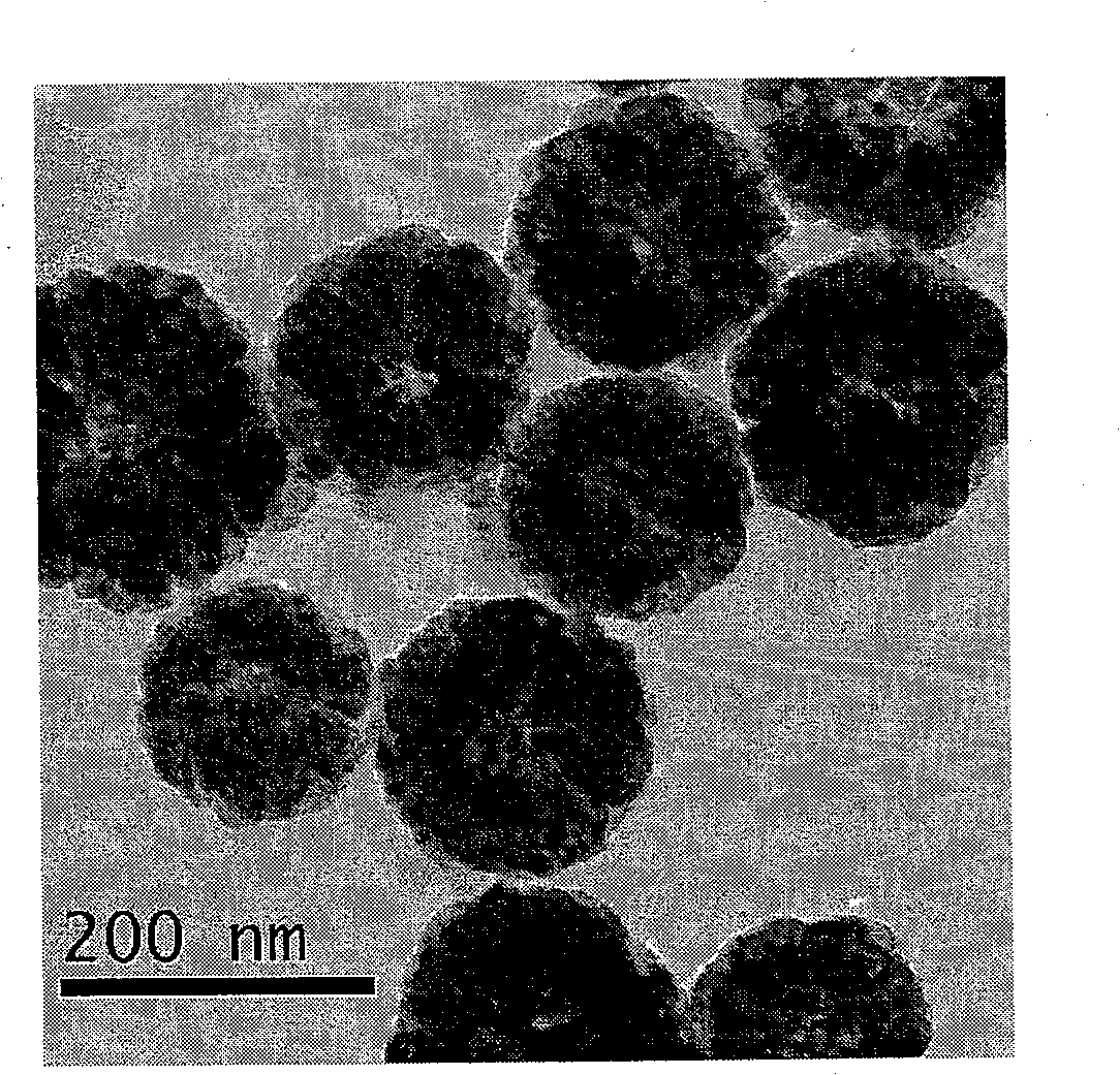 Method for preparing Cu2O or CuO hollow submicrospheres with particle diameter controllable by water phase soft template method