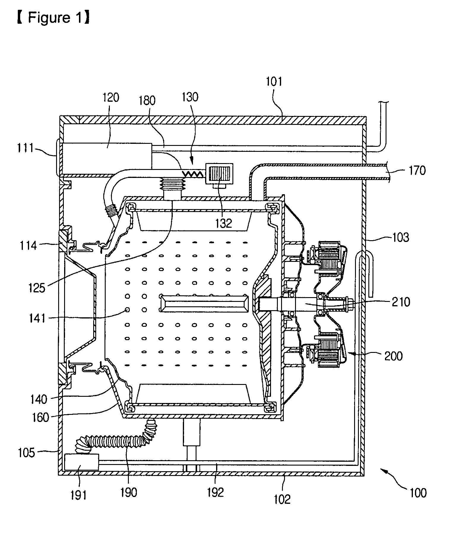 Motor and washing machine including the same