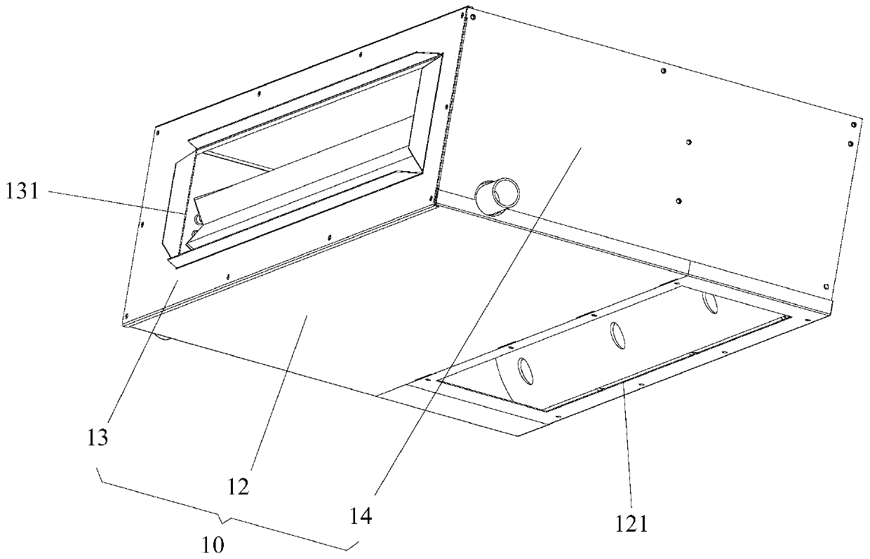 Air duct machine and air conditioner with same