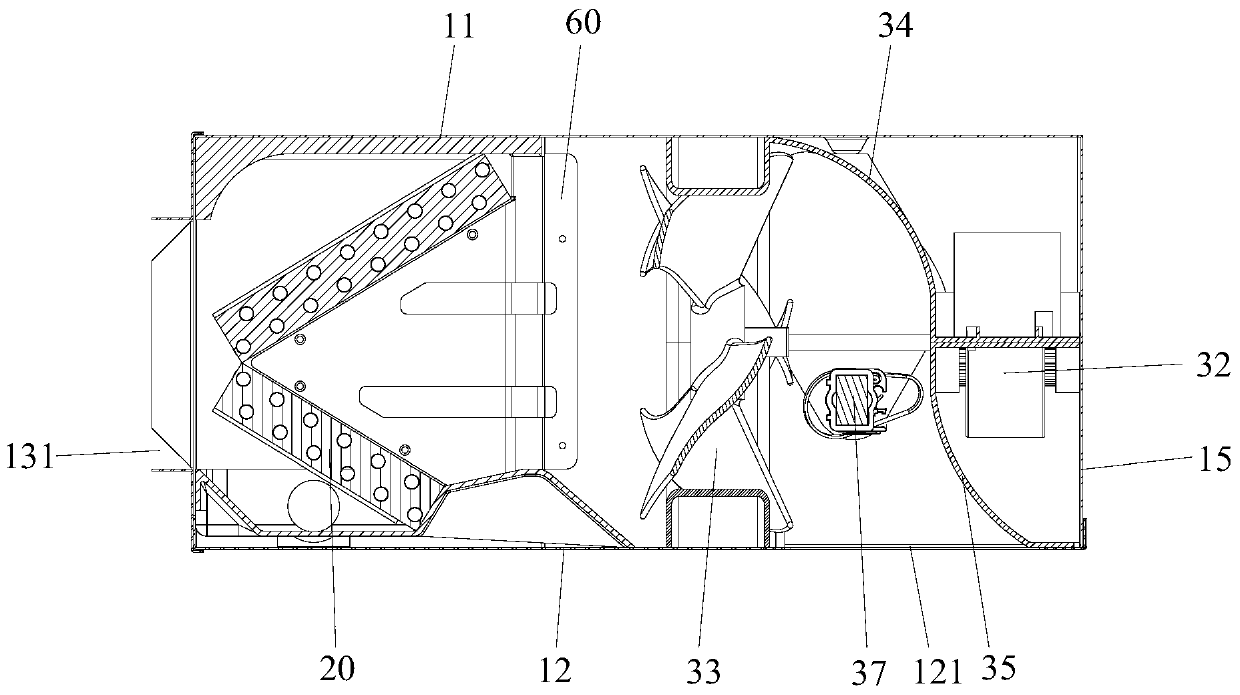 Air duct machine and air conditioner with same