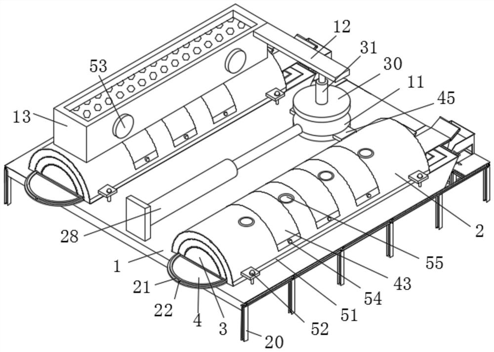 Activated sludge biofilm composite integrated treatment device