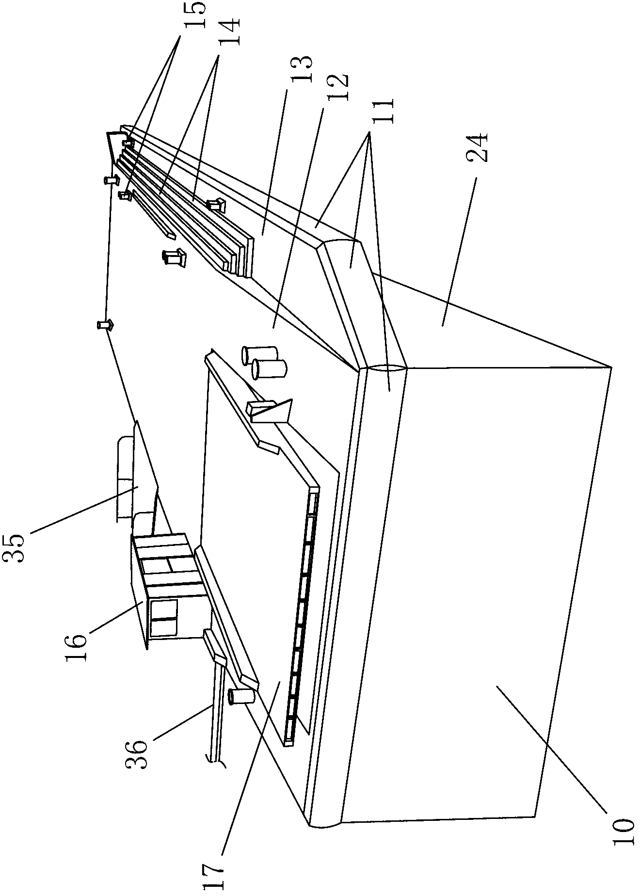 Multifunctional typhoon-prevention ro-ro (roll-on roll-off) terminal