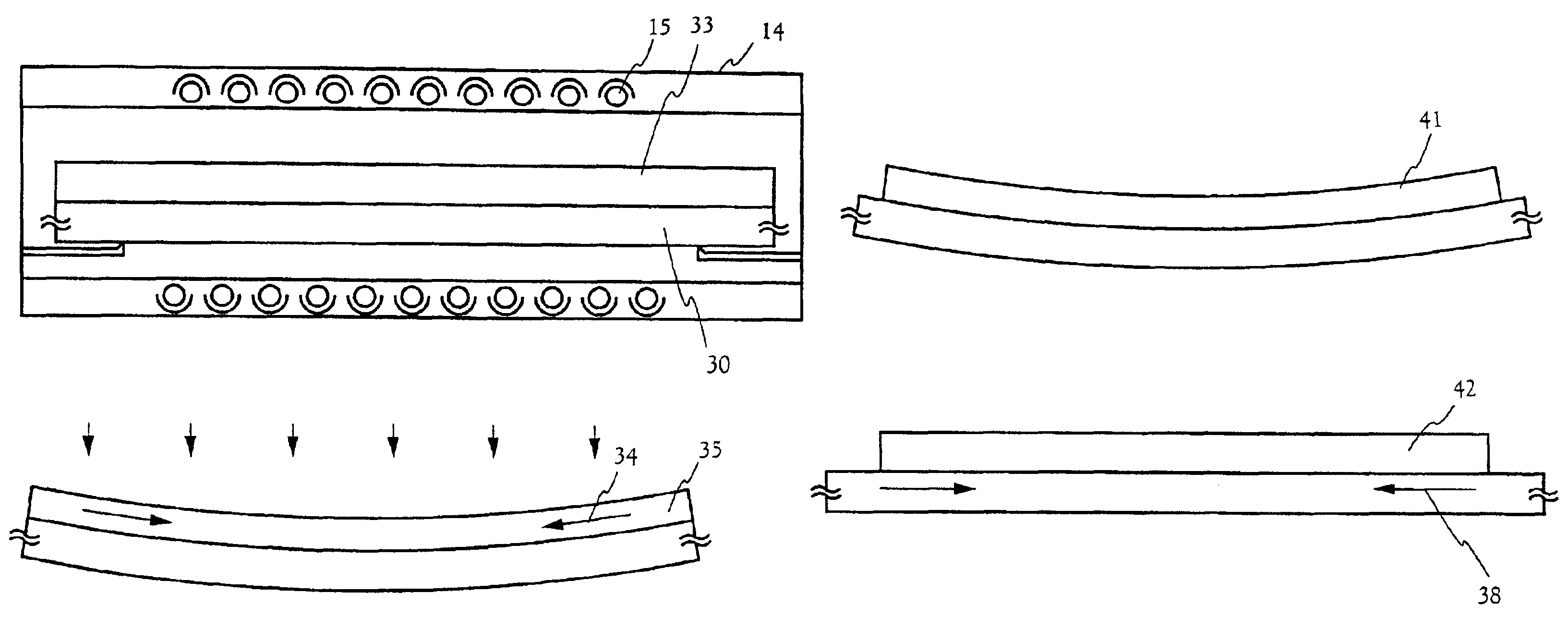 Method of manufacturing a semiconductor film with little warp