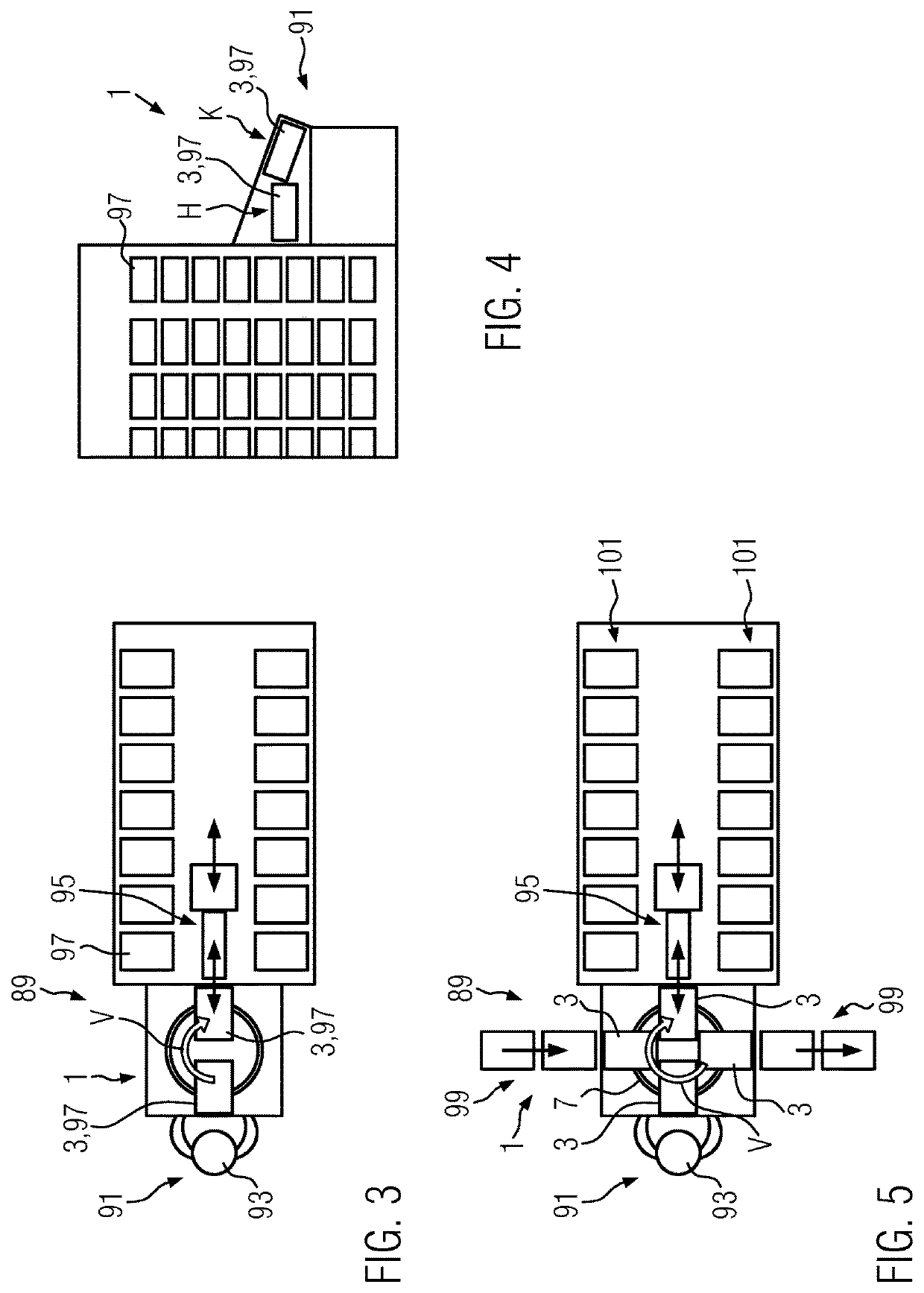 Picking device in the form of a rotary table