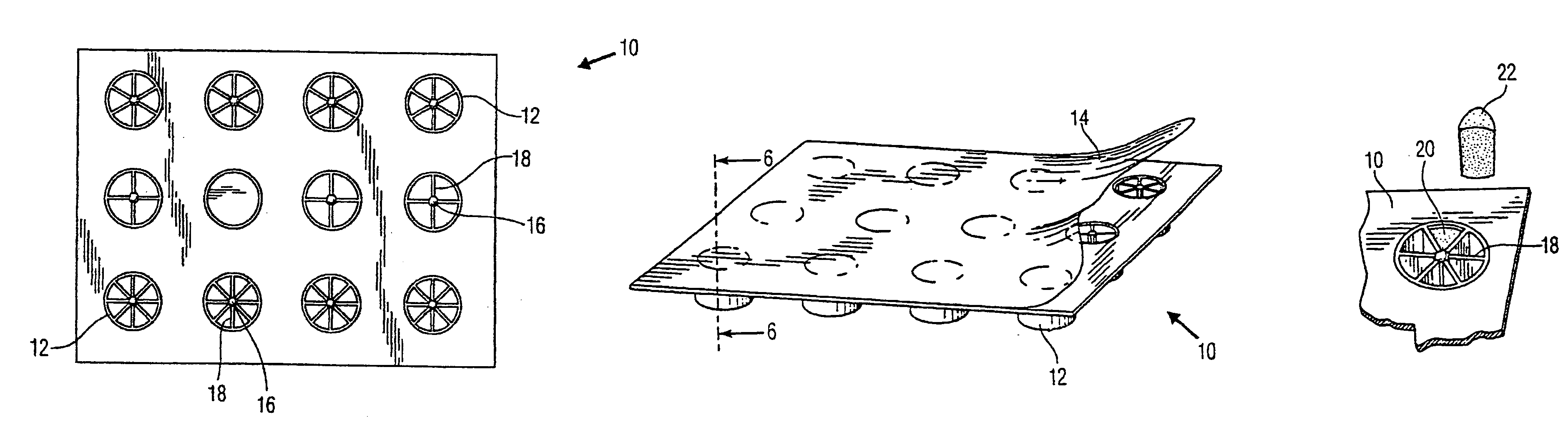 Sectioned article for mosquito control and package thereof