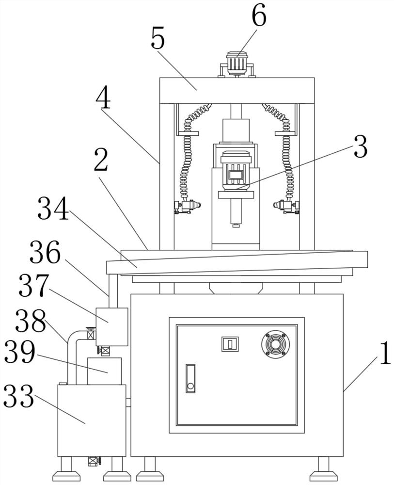 Heat dissipation device for machine tool assembly